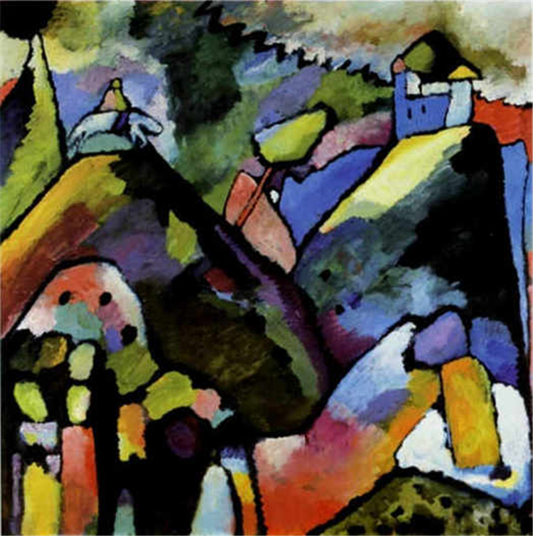 Improvisation 9 1910 Wassily Kandinsky Abstract Oil Painting